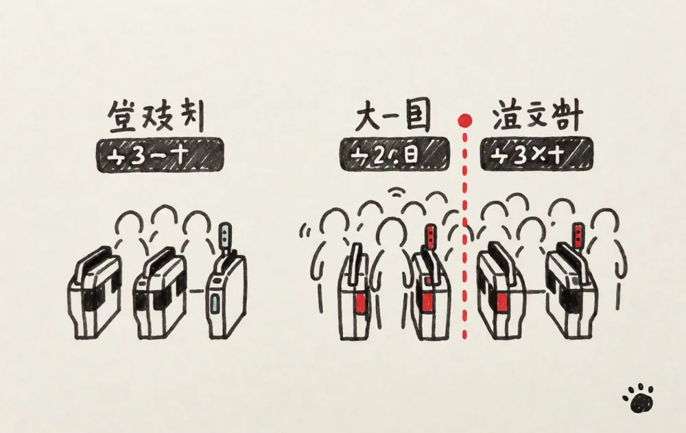 土曜と日曜を比べて、拍手の相手を間違えた。